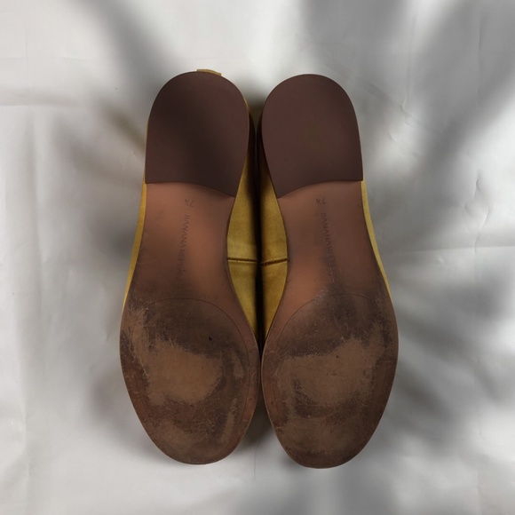 Banana Republic Yellow Gold Satin Demi Loafer 7.5 - Picture 7 of 12